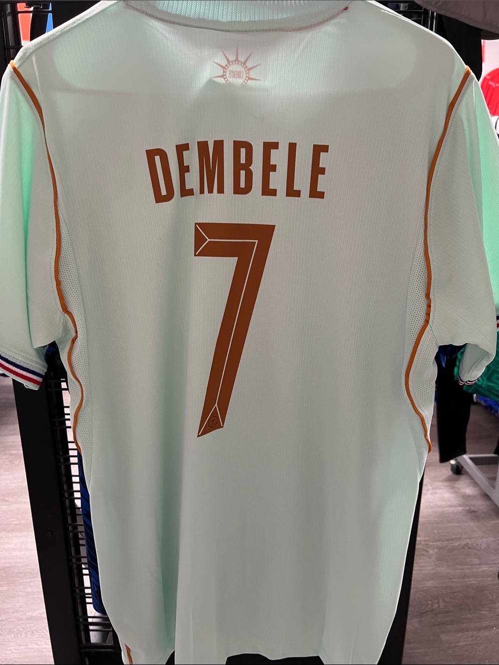 Men's Dembélé Number 7 France jersey XL